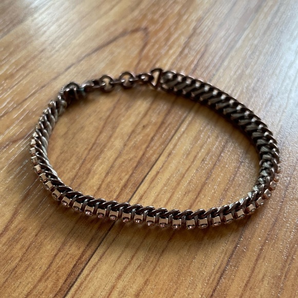 Stella & Dot Metal/Crystal Bracelet - Picture 2 of 5